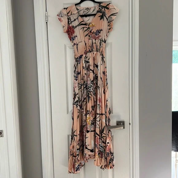 FLORAL MAXI DRESS - Picture 1 of 6